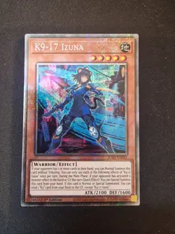 JUSH-EN031 - K9-17 Izuna - Starlight Rare - 1st Edition - YuGiOh - Image 1