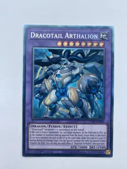 JUSH-EN006 - Dracotail Arthalion - Collector's Rare - 1st Ed YuGiOh - Image 1