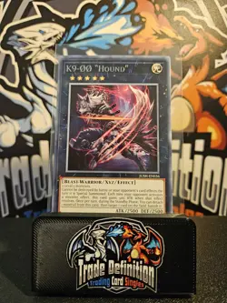 JUSH-EN036 K9 "Hound" : Rare Card : 1st Edition YuGiOh TCG - Image 1