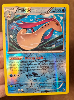 2014 POKEMON XY FLASHFIRE SET MILOTIC REV HOLO CARD, 23/106 - Image 1