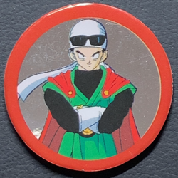 Gohan 346 Dragon Ball Z Mini Round Card TCG Shueisha Japanese - Image 1