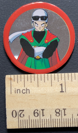 Gohan 346 Dragon Ball Z Mini Round Card TCG Shueisha Japanese - Image 2