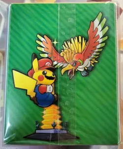 Luigi Pikachu Special Box Pokemon Promo Card Vintage Nintendo Bandai JPN Used - Image 2