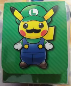 Luigi Pikachu Special Box Pokemon Promo Card Vintage Nintendo Bandai JPN Used - Image 4