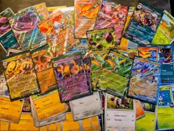 Pokemon TCG Official 100 Card Lot, 2 EX Ultra Rare Guaranteed, 20 Holos Total - Image 1