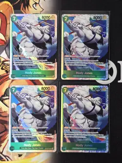 Hody Jones OP06-035 SR One Piece Card Game English x4 Playset TCG - Image 1