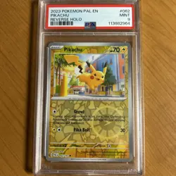 Pokemon TCG Pikachu Reverse Holo Common Card 62/193 Paldea Evolved - Image 1