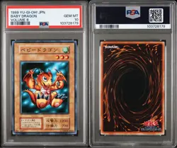 PSA 10 Baby Dragon Normal Rare 1999 Vol 6 Yu-Gi-Oh! Card Japanese - Image 3