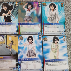 Bleach Soul Card Battle Rukia Kuchiki Lot of 16 Common Uncommon Rare Holo TCG - Image 3
