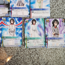 Bleach Soul Card Battle Rukia Kuchiki Lot of 16 Common Uncommon Rare Holo TCG - Image 5