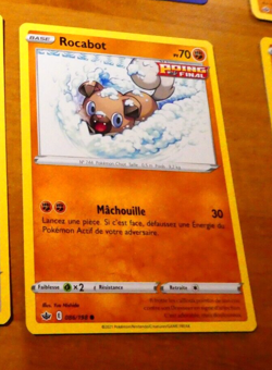 POKEMON REGNE DE GLACE CARD CARTE Rocabot 086/198 FR JCC EB06 NM - Image 1