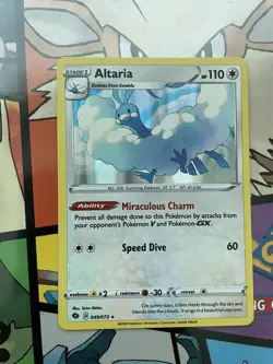 Pokemon Altaria 049/073 - Champion's Path Holo Rare Pokemon Card Near Mint (NM) - Image 1
