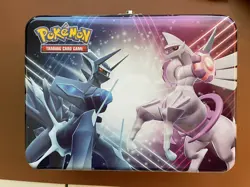 Pokemon Card EMPTY Lunch Box Collector’s Chest Diamond And Pearl Dialga - Image 2