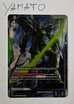 Gundam Card Game - Gundam Deathscythe GD01-025 Alt LR+ - Image 1