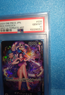 PSA 10 Boa Hancock OP07-038 500 Years in the Future ONE PIECE Card Game Japanese - Image 3