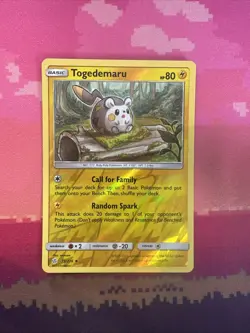 Pokemon Card Togedemaru Cosmic Eclipse Reverse Holo 73/236 Near Mint - Image 1