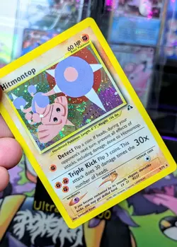 Hitmontop 3/75 Neo Discovery Holo Rare Pokemon Card WOTC 2001 Vintage EX/NM - Image 3