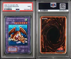 PSA 9 Thousand Dragon Secret Rare 1999 Vol 6 Yu-Gi-Oh! Card Japanese - Image 3