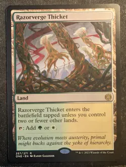 Razorverge Thicket - Phyrexia: All Will Be One (MTG) - Image 1