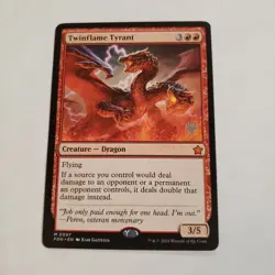 PROMO PACK: Twinflame Tyrant - Foundations - Promo Stamped - NM Pack Fresh MTG - Image 1