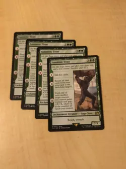 Summon: Titan X4 Final Fantasy FIN Magic the Gathering MTG - Image 1