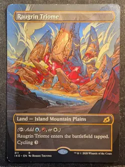 Raugrin Triome - Borderless Showcase - Ikoria: Lair of Behemoths (MTG) - Image 1