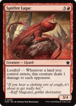 Spitfire Lagac - Near Mint MTG Foundations - Image 1