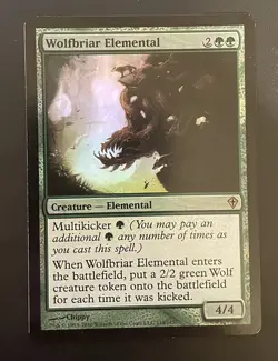 Wolfbriar Elemental 118 Rare Worldwake WWK Magic The Gathering MTG foil Green - Image 1