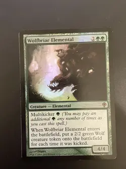 Wolfbriar Elemental 118 Rare Worldwake WWK Magic The Gathering MTG foil Green - Image 4