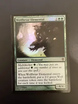 Wolfbriar Elemental 118 Rare Worldwake WWK Magic The Gathering MTG foil Green - Image 5