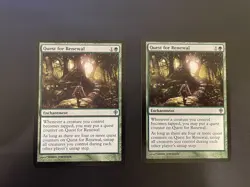 Quest for Renewal Magic The Gathering MTG - Worldwake #110 LP/NM Green Mana - Image 1