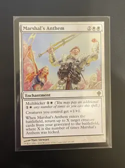 Marshal's Anthem 15 Rare Worldwake WWK MTG LP/NM 1993-2010 Magic the gathering - Image 2