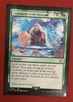 Commune With Beavers - 182 - FIN - NM - MTG Magic the Gathering - Image 1
