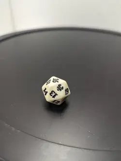 MTG White Theros Beyond Death Edition Spindown Die 20 Sided Dice Life Counter - Image 1