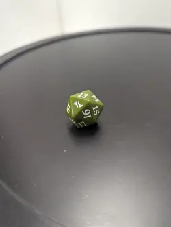 MTG Green Fate Reforged Edition D20 Spindown Die 20 Sided Dice Life Counter - Image 1