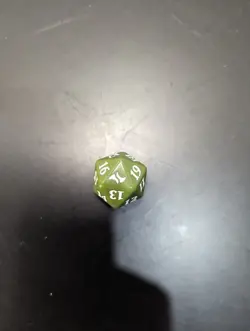 MTG Green Fate Reforged Edition D20 Spindown Die 20 Sided Dice Life Counter - Image 2