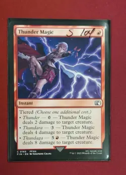 Thunder Magic - 165 - FIN - NM - MTG Magic the Gathering - Image 1