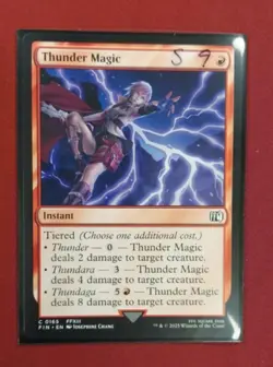 Thunder Magic - 165 - FIN - NM - MTG Magic the Gathering - Image 1