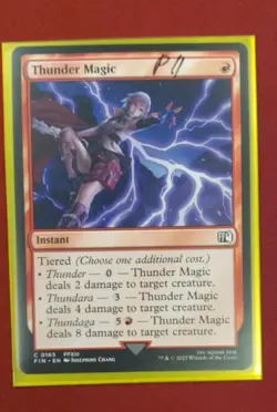 Thunder Magic - 165 - FIN - NM - MTG Magic the Gathering - Image 1