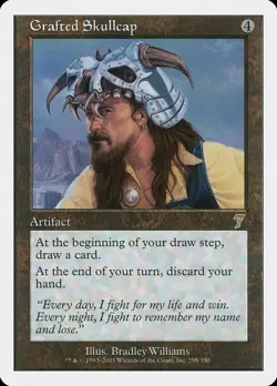 MTG - Grafted Skullcap - Seventh Edition - X1 - (LP) - - Image 1