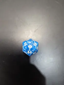 MTG Blue Conflux Edition D20 Spindown Die 20 Sided Dice Life Counter - Image 2