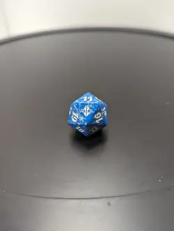 MTG Rise of the Eldrazi Edition Blue D20 Spindown Die 20 Sided Dice Life Counter - Image 1