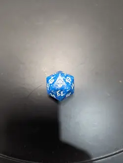 MTG Rise of the Eldrazi Edition Blue D20 Spindown Die 20 Sided Dice Life Counter - Image 2