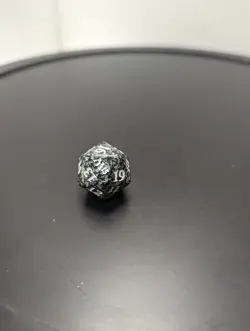 MTG Black M15 Edition D20 Spindown Die 20 Sided Dice Life Counter - Image 1