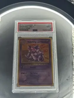 2016 POKEMON XY EVOLUTIONS #45 NIDOKING-HOLO PSA 9 - Image 5