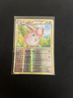 2010 Pokemon TCG Wigglytuff 56/123 Heartgold & Soulsilver Reverse Holo LP - Image 1