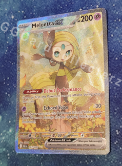 MELOETTA EX 167/086 SIR SPECIAL ILLUSTRATION RARE Pokemon S&V BLACK BOLT ENGLISH - Image 4