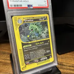 TYRANITAR E-Reader Expedition Base Set Holo #29 PSA 5 Vintage Pokemon - Image 2