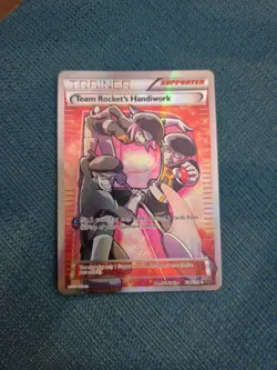 Team Rocket's Handiwork 124/124 - Fates Collide Full Art Holo Pokemon TCG NM - Image 1