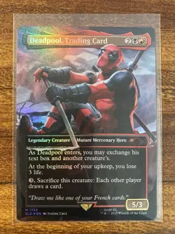MTG✨DEADPOOL, TRADING CARD🌈 FOIL✨Secret Lair - Deadpool MINT Mythic UNPLAYED ! - Image 11